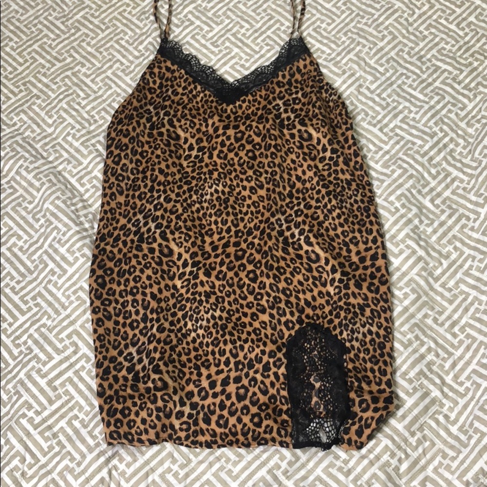 Cheetah pajama shirt